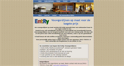 Desktop Screenshot of entry-vouwgordijnen.nl